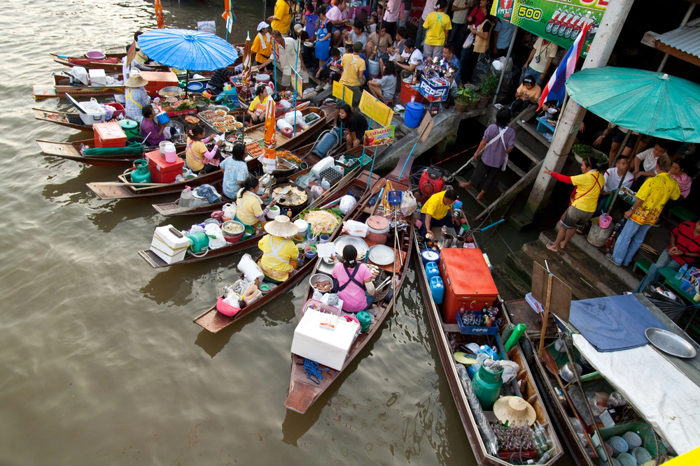 Bien choisir son marché flottant à Bangkok