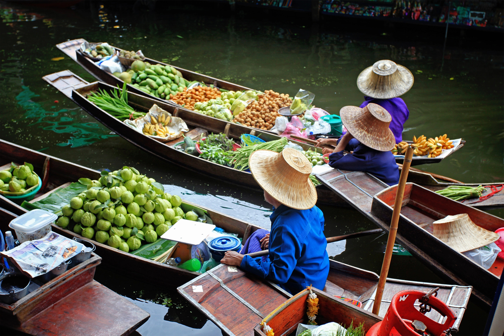 Comprendre les marchés flottants autour de Bangkok