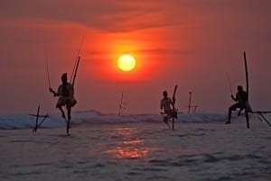 Pêche à Koggala au Sri Lanka