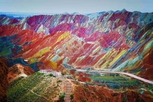 1001 couleurs des monts de Zhangye