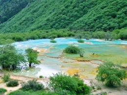 Huanglong : vallée du dragon jaune