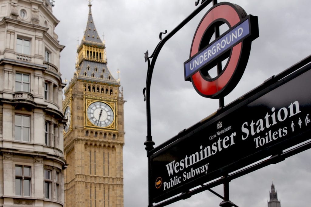 Tour de Westminster à Londres