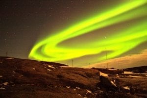 Lumières de la ville en Finlande