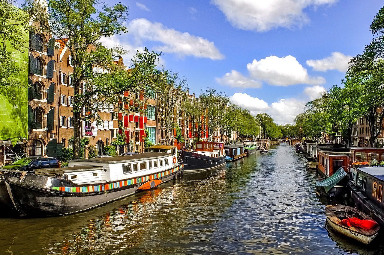 Voyage en vélo et en bateau d'Amsterdam