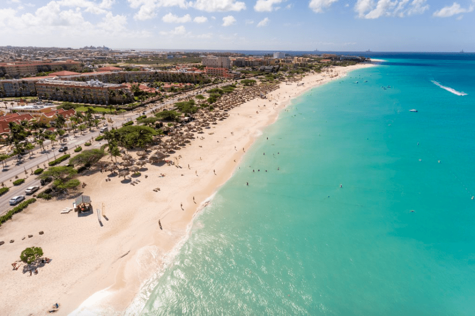 Plage Eagle Beach d'Aruba