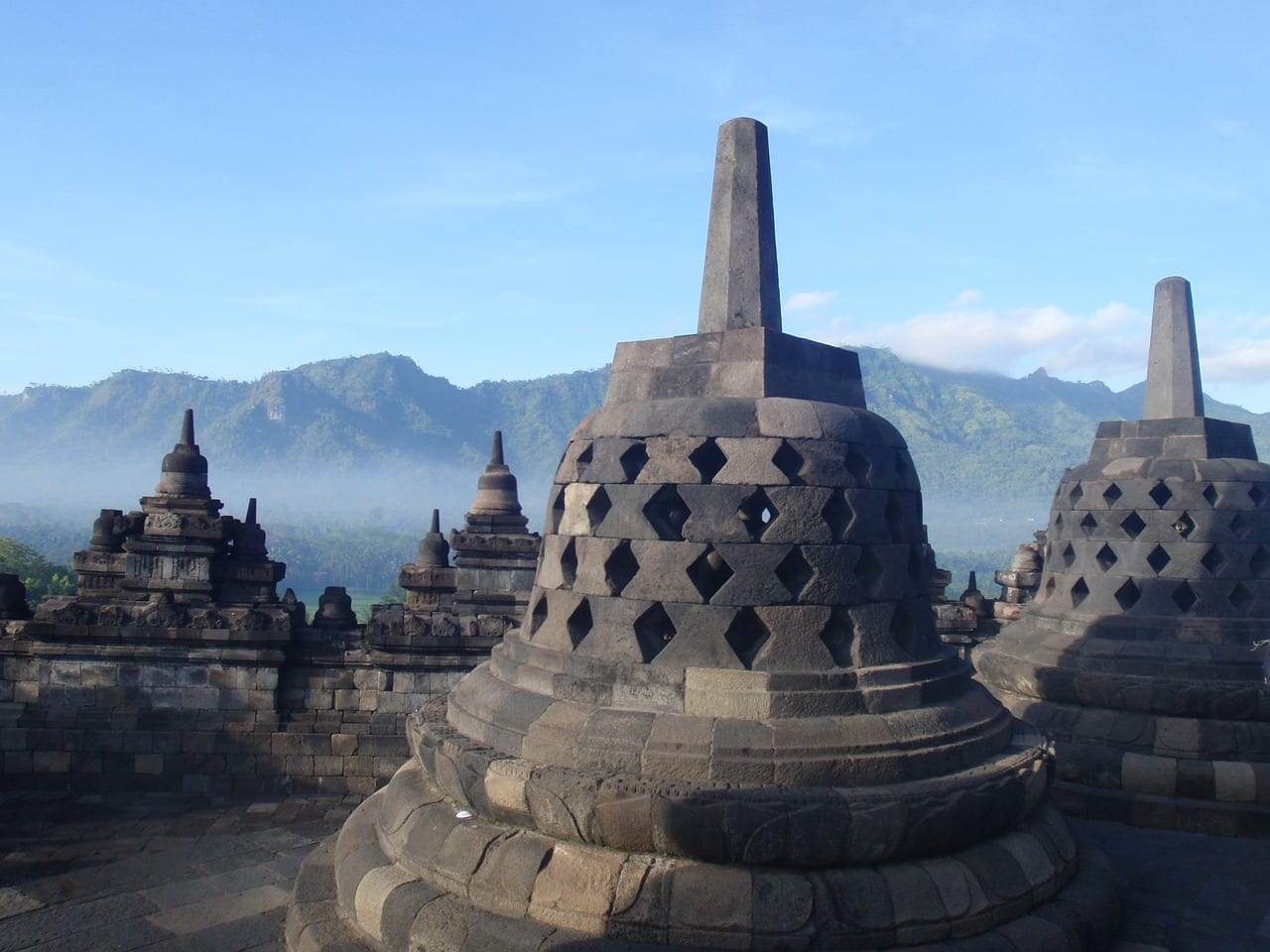 Borobudur, Indonésie