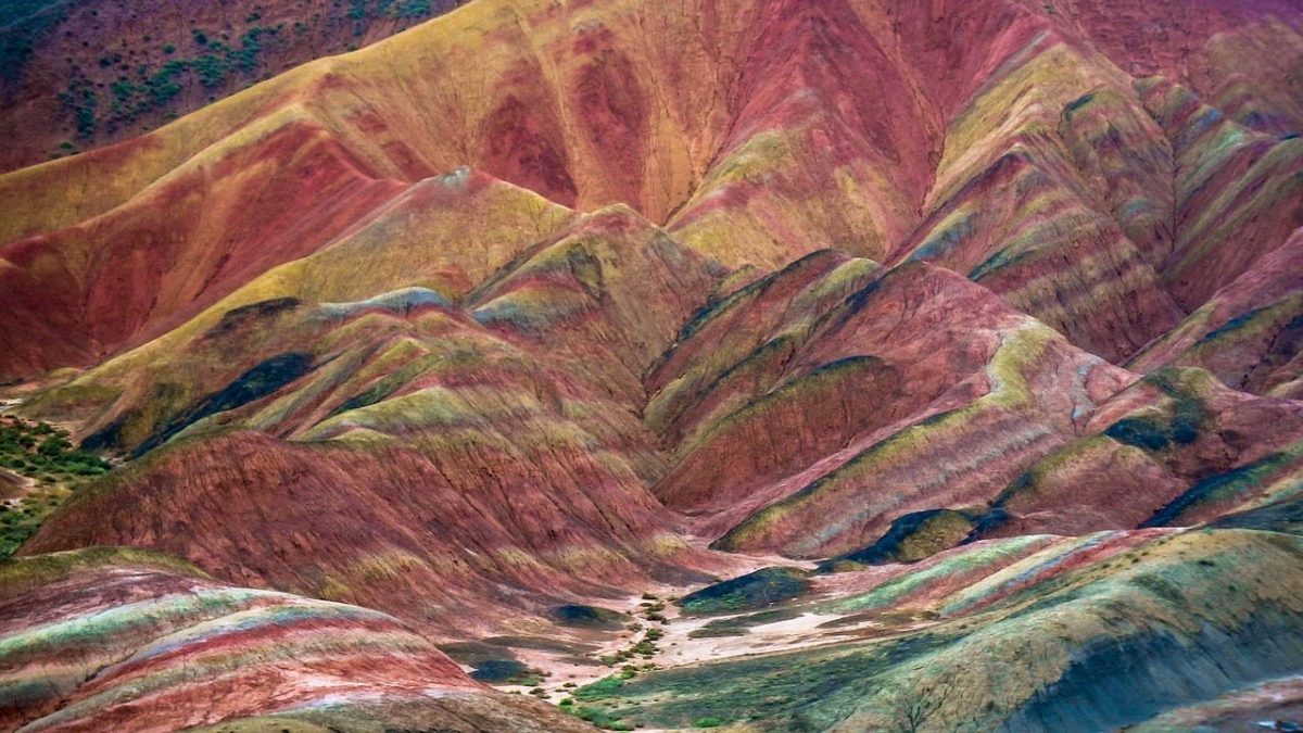 Géoparc de Zhangye Danxia, Chine