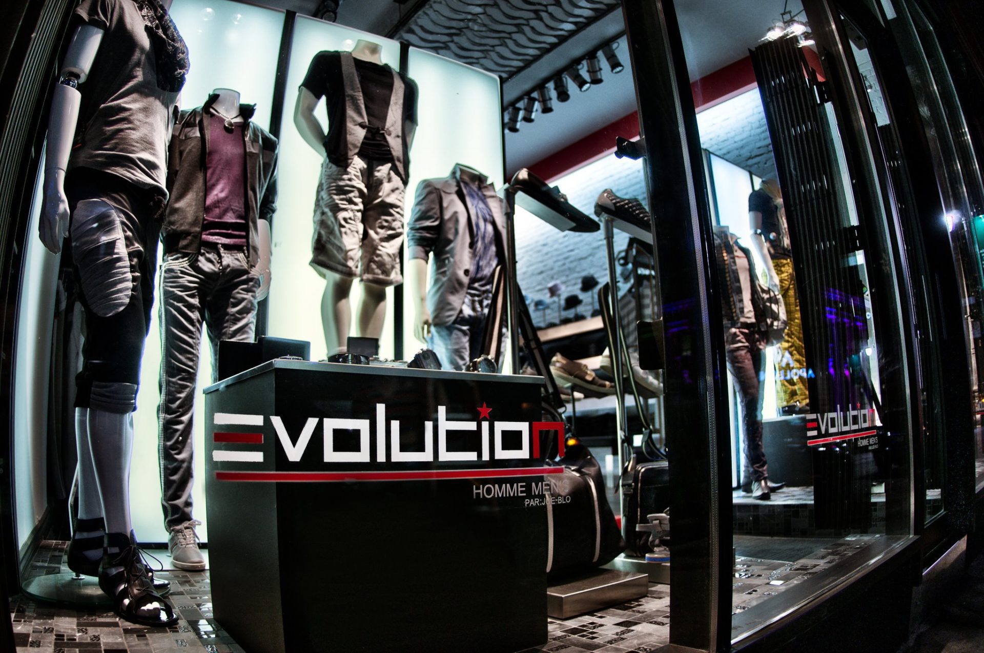 Boutique Evolution Homme par Joe-Blo Montréal