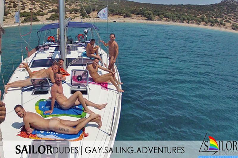 Croisière gay naturiste à Mykonos