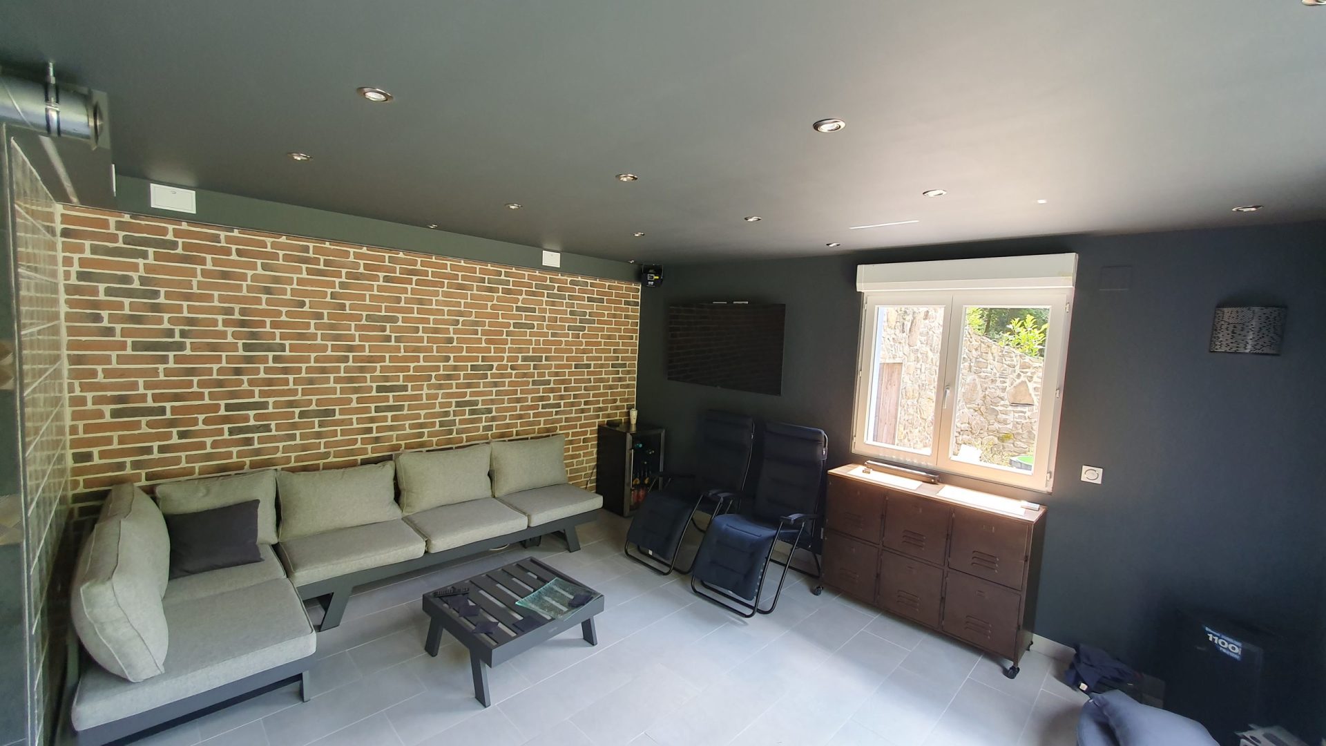 espace TV transats