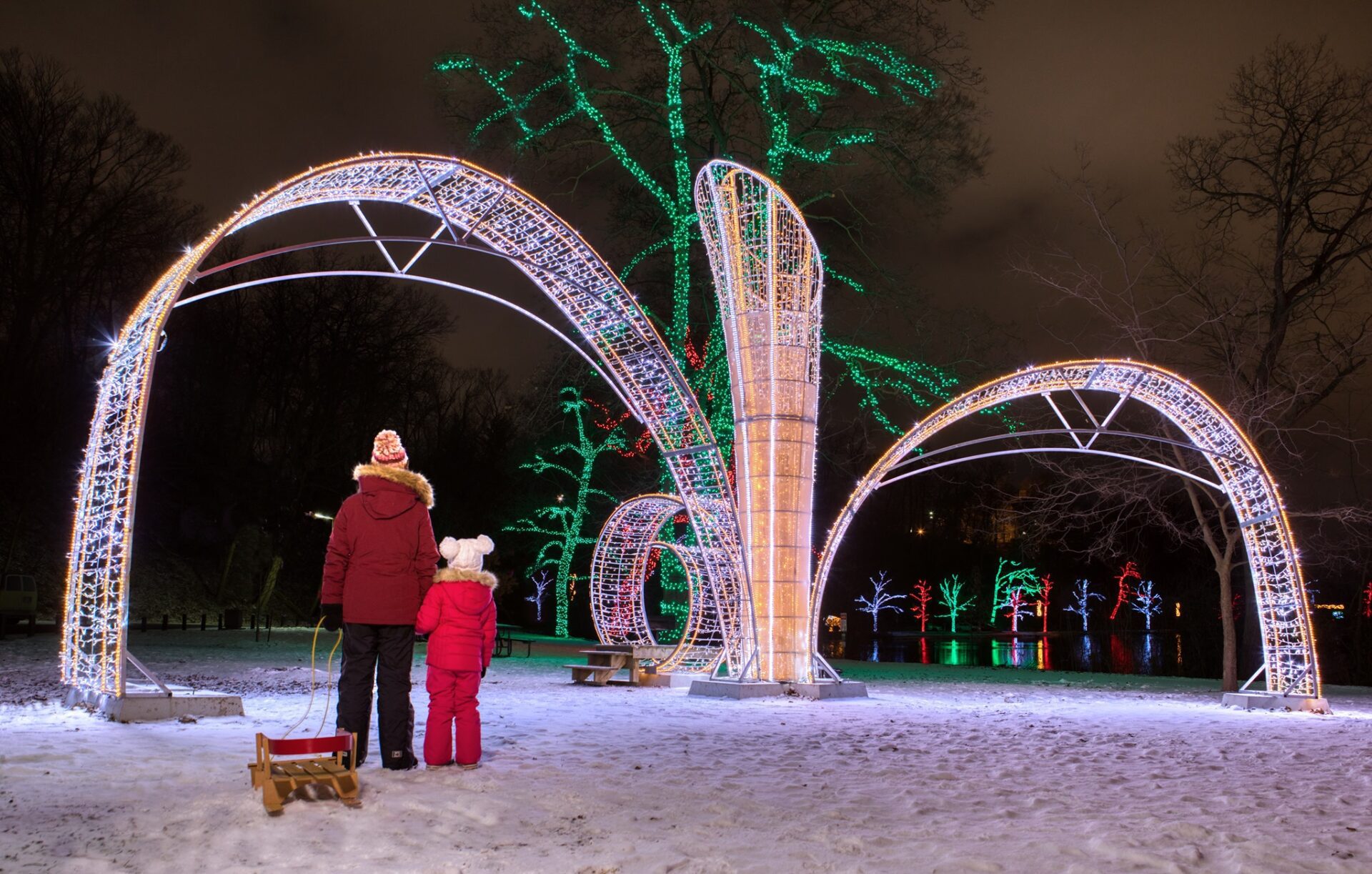 Festival de lumières d'hiver, Niagara Falls, Ontario