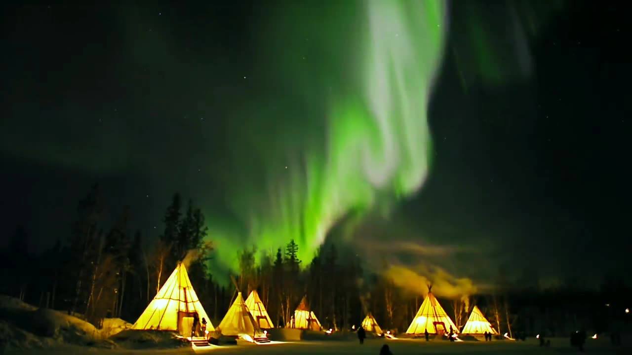 Le village Aurora, à Yellowknife