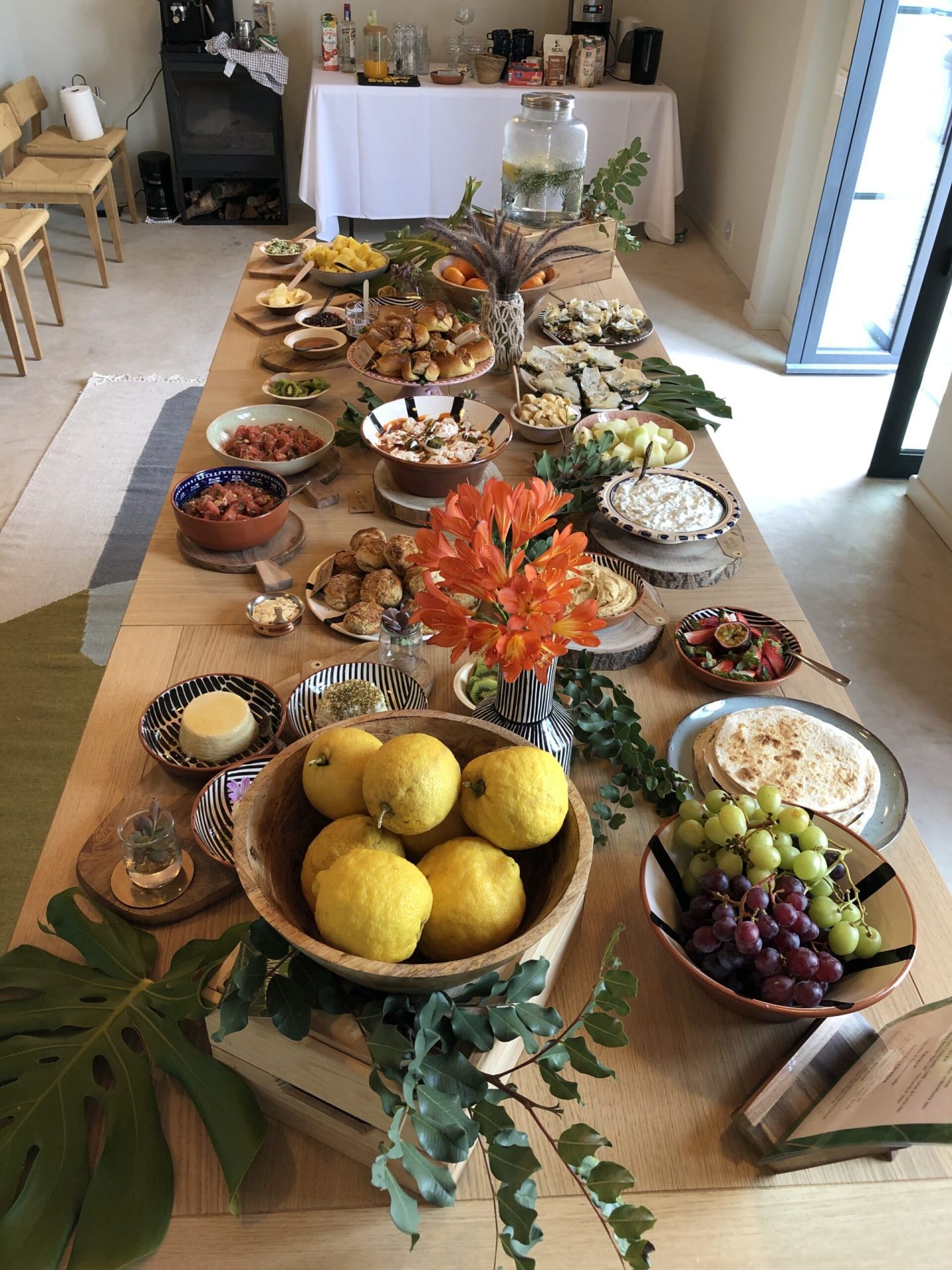 Buffet food examples