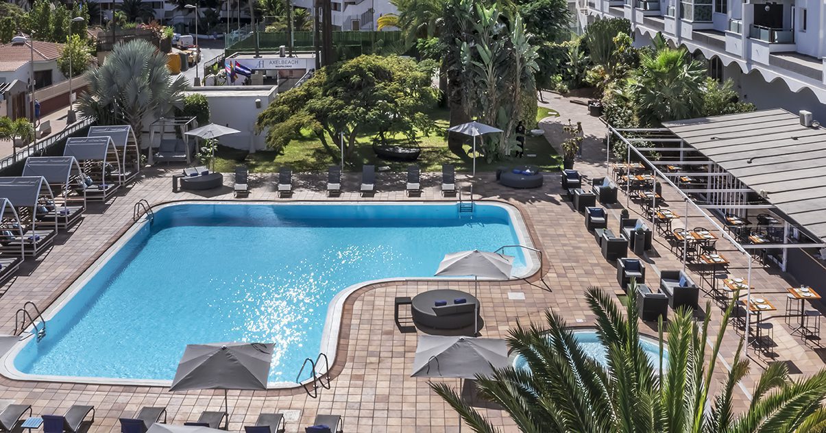 AxelBeach Maspalomas est un hôtel gay à Maspalomas proche de Playa del Inglès