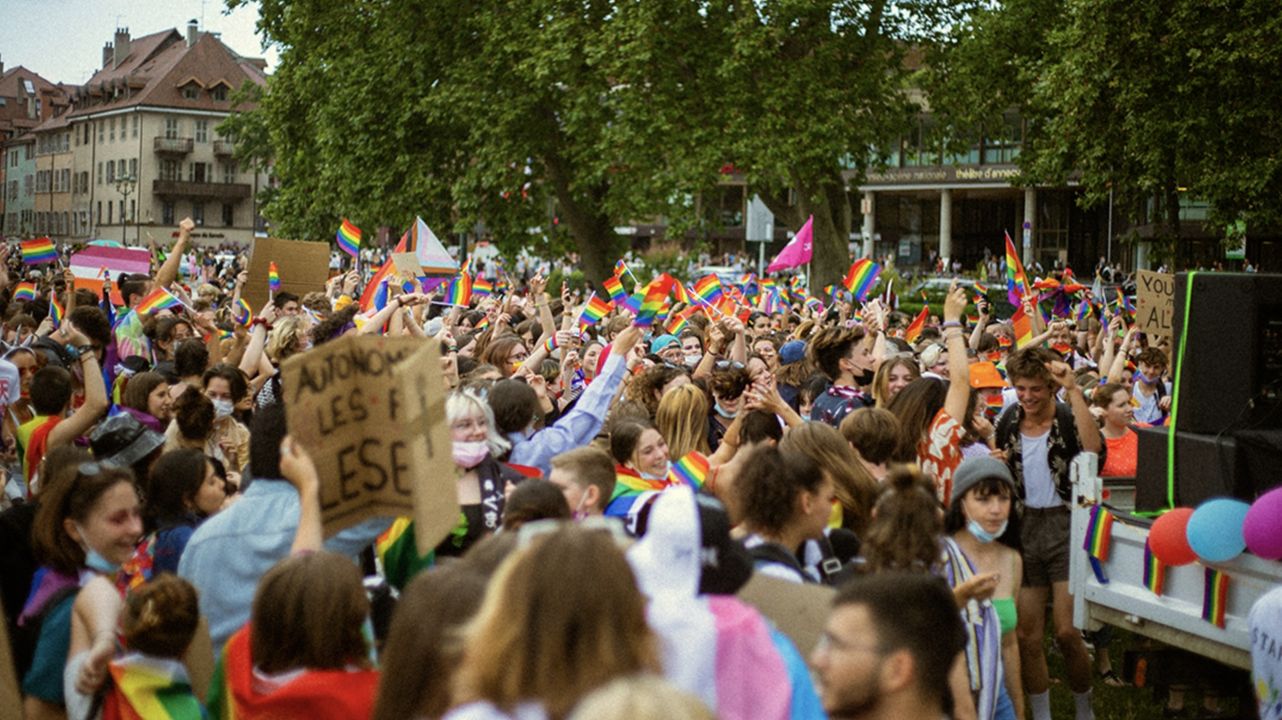 3 000 personnes à la marche des fiertés d'Annecy 2022