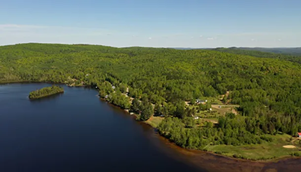 Camping de luxe (glaming) dans Lanaudière (Québec)