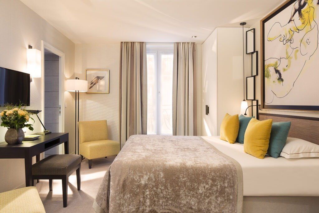 Les sublimes chambres de l'hôtel parisien