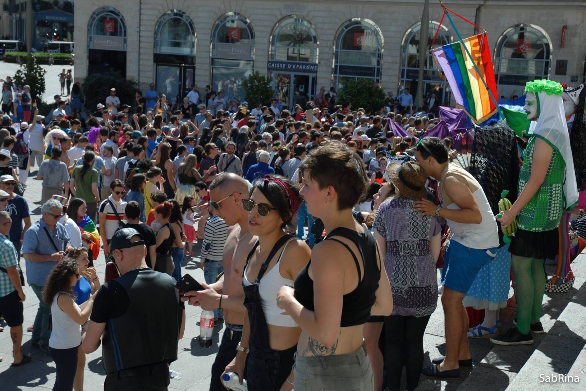 Marche des fiertés gay à Nantes en juin 2022