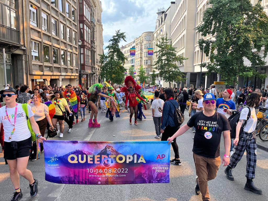 Succès pour la gay pride d'Anvers 2022