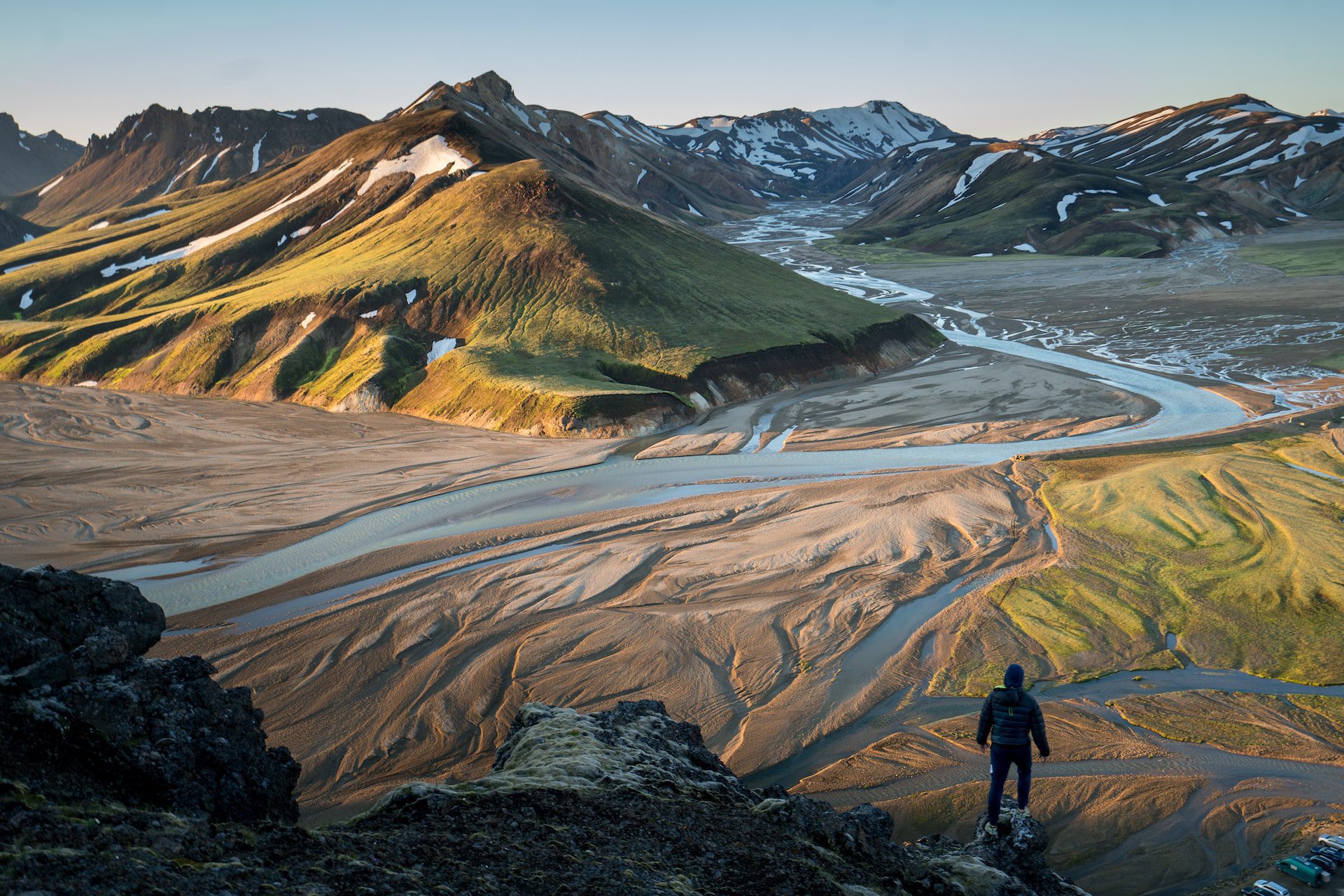Randonner sur un glacier