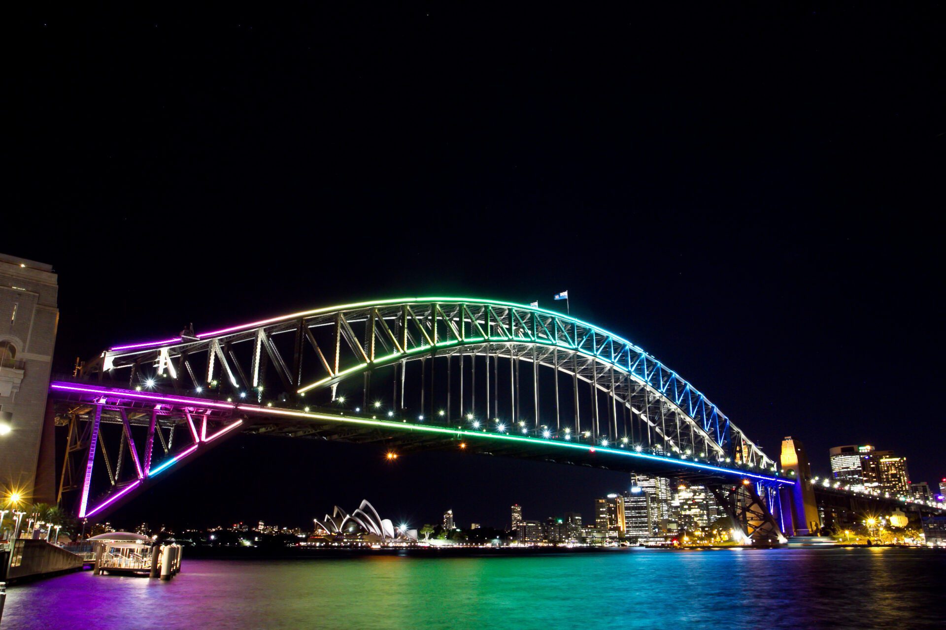 Bridge Climb montez le pont du port de Sydney avec une vue panoramique sur l'Opéra de Sydney