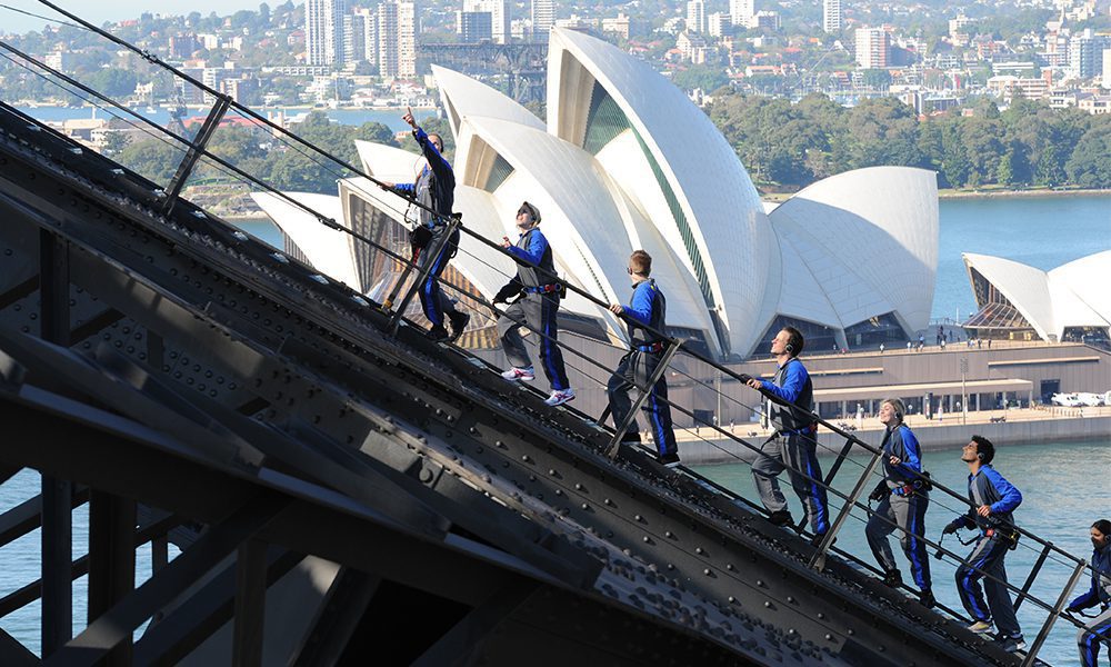 Bridge Climb montez le pont du port de Sydney avec une vue panoramique sur l'Opéra de Sydney