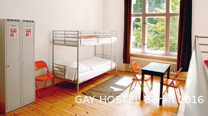 Gay Hostel Berlin est un auberge de jeunesse gay à Berlin en Allemagne