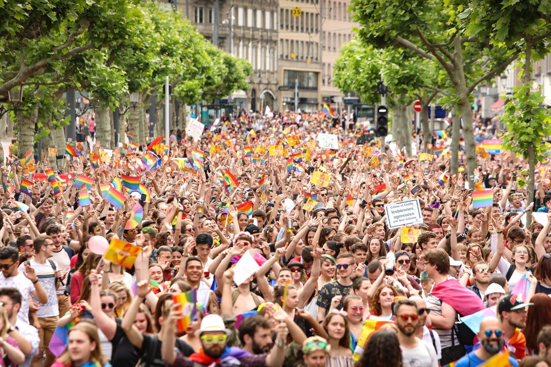 La marche des fiertés de Strasbourg 2023