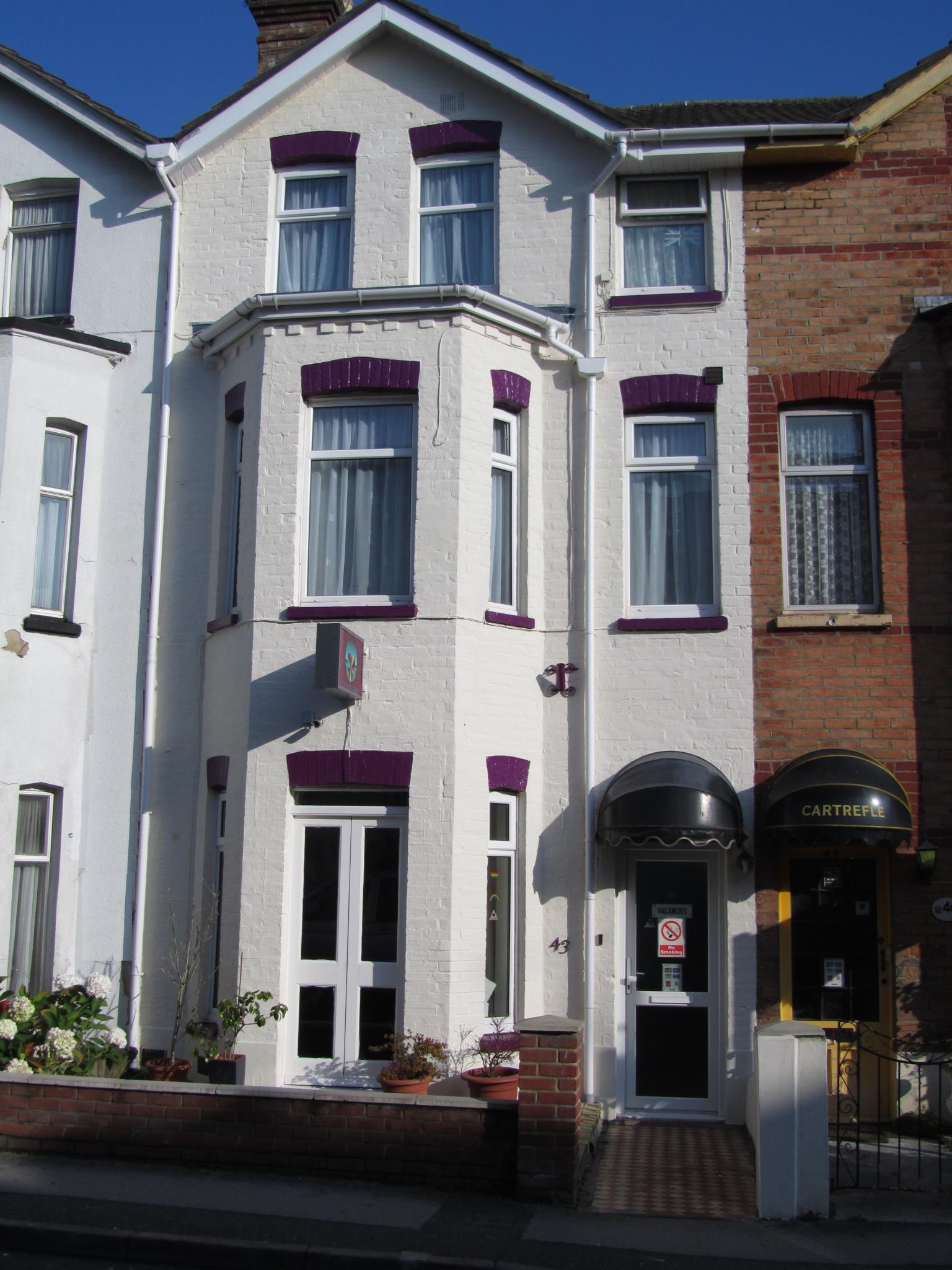 The Bondi est une maison d'hôtes gay friendly à Bournemouth dans le Dorset au Royaume-Uni