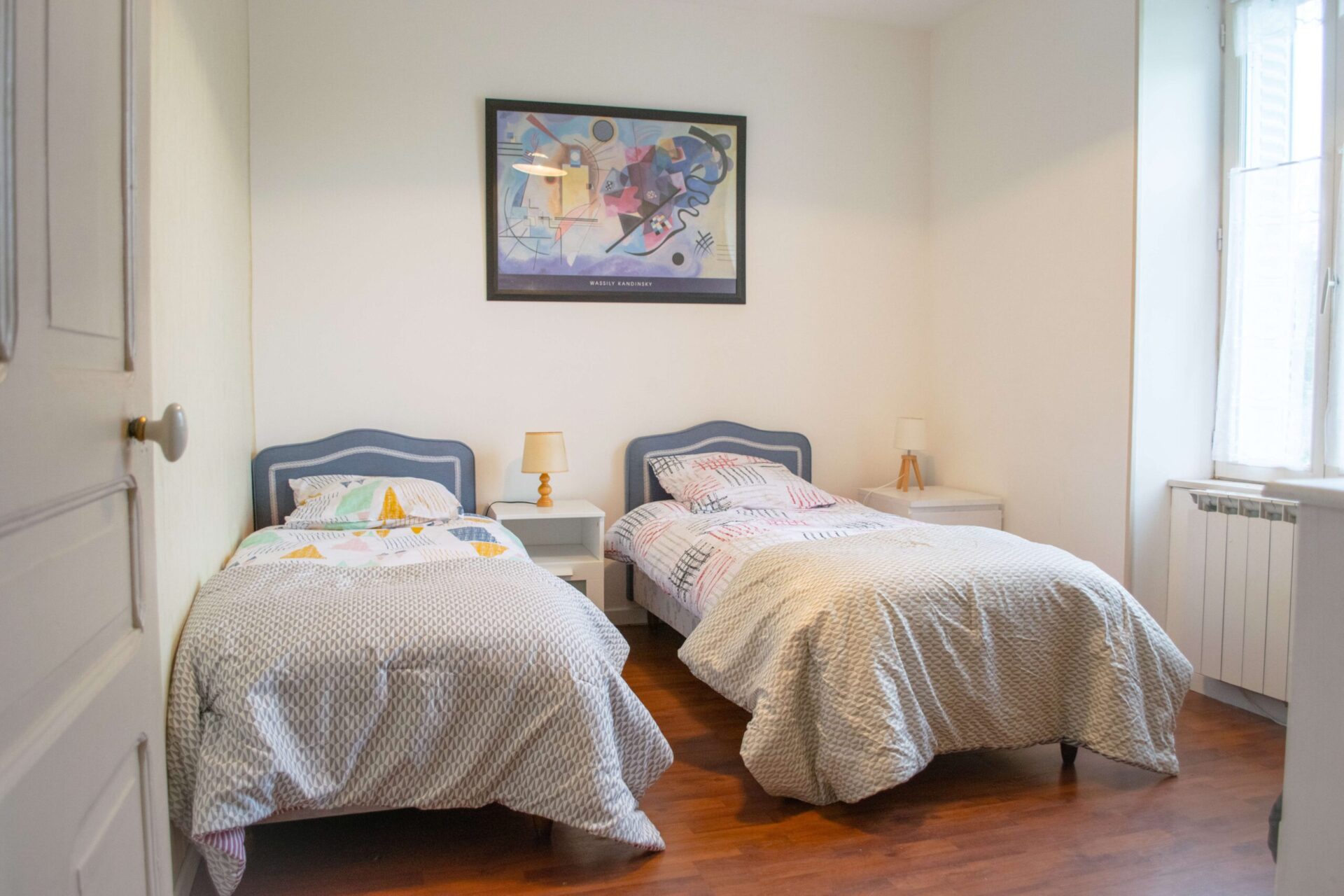 Chambre 2 lits individuels