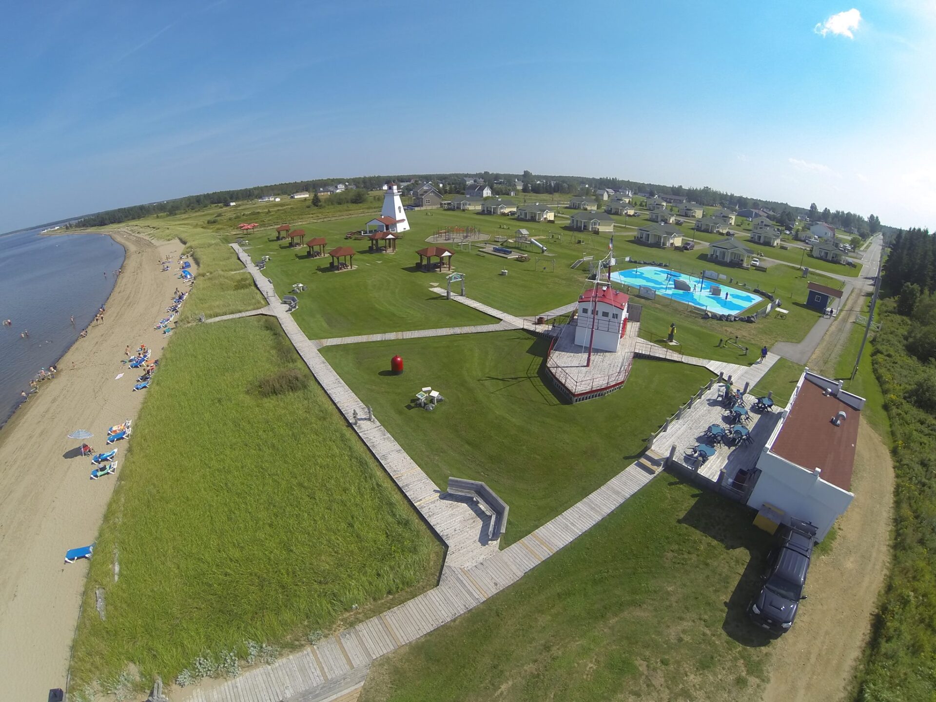 Les Chalets de la Plage du Bas Caraquet est un chalet gay friendly à Caraquet au Nouveau-Brunswick