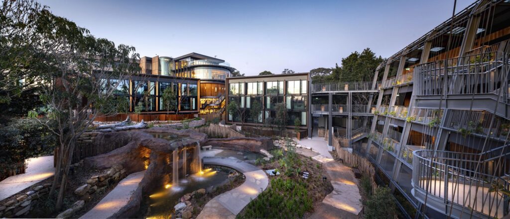 Un hôtel au coeur du zoo de Sydney