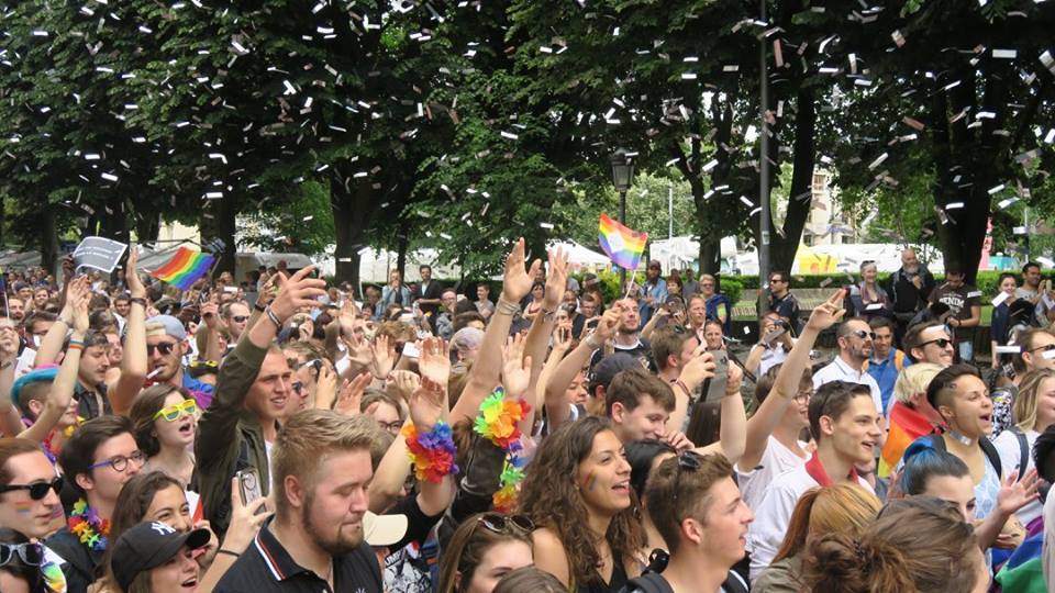 Environ 20 000 personnes présentes à la gay pride de Lille