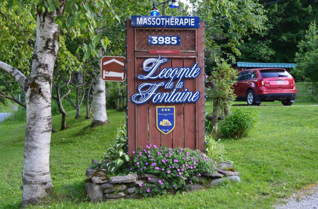 Lecomte de la Fontaine est une maison d'hôtes gay friendly à North Hatley dans l'Estrie au Québec