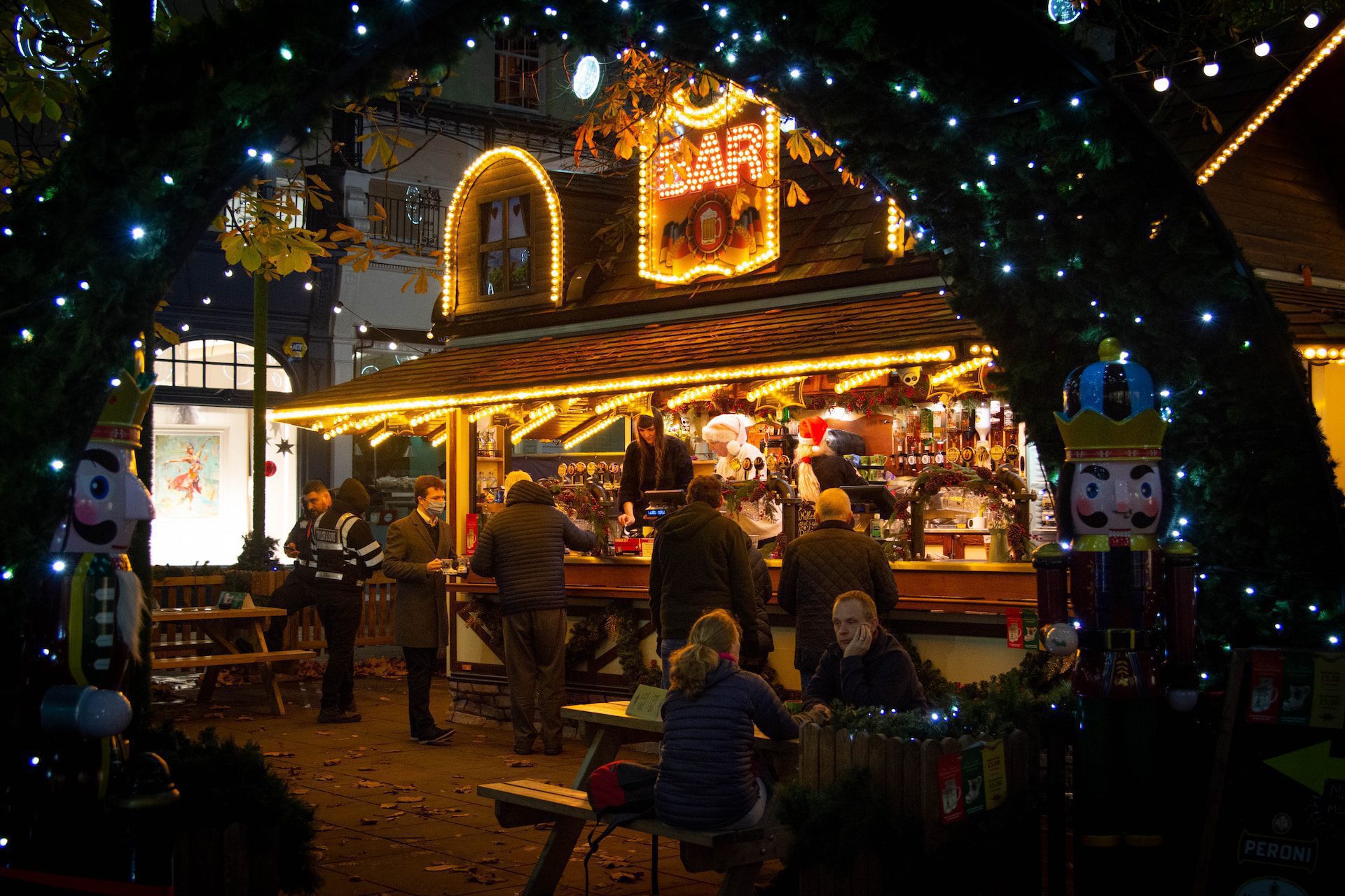 Tivoli Gardens Christmas Market, Copenhague, Danemark