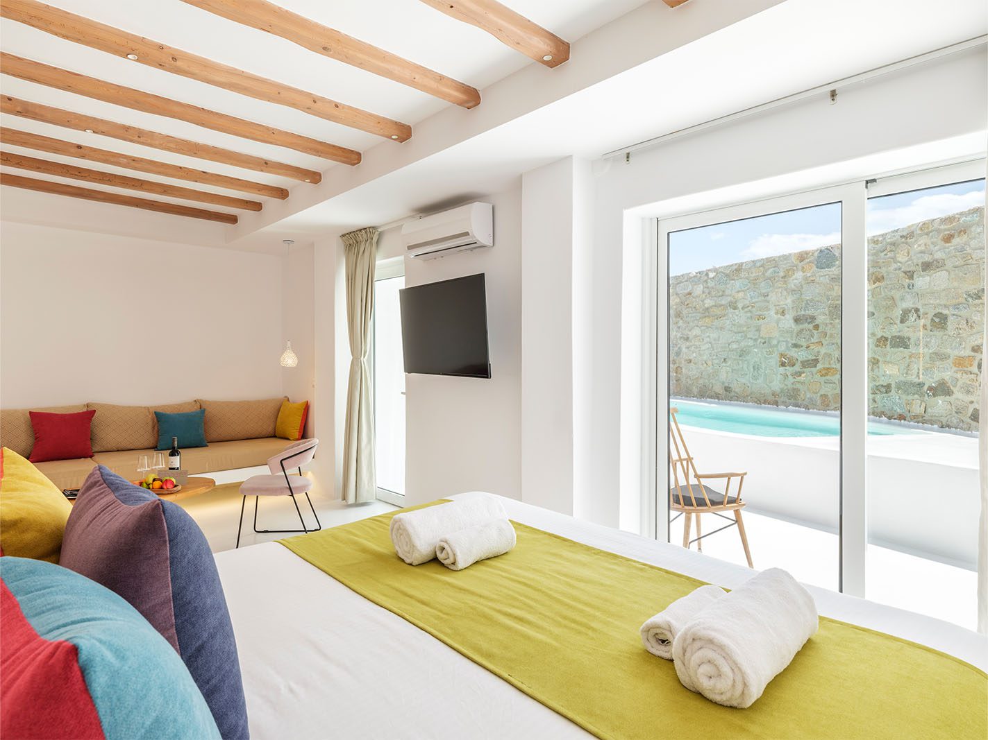 Axel Beach Mykonos : un hôtel gay friendly à Mykonos en Grèce signé Axel Hotels - Axel Hotel Mykonos