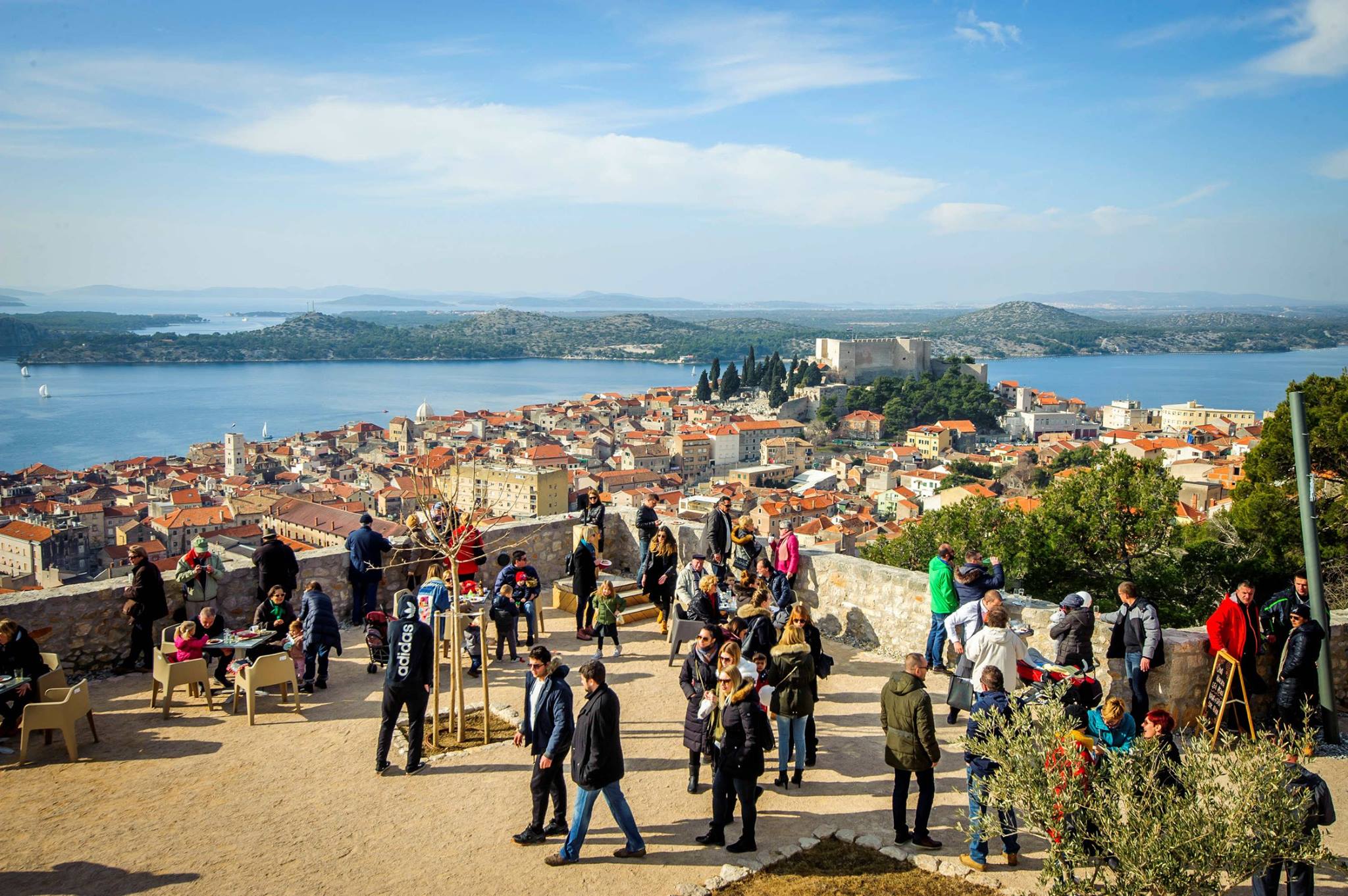Un panorama différent sur Šibenik